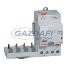 LEGRAND 410499 DX3 áramvédő relé 4P 400V~ AC 40A 30mA villanyszerelés