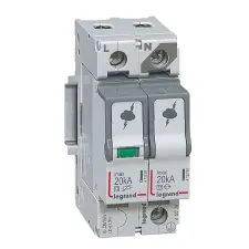 LEGRAND 412226 Túlfeszültség-levezető T2 20KA 1P+N NR villanyszerelés