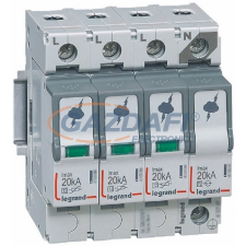 LEGRAND 412227 Túlfeszültség-levezető T2 20KA 3P+N NR villanyszerelés