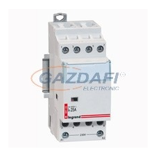 LEGRAND 412536 CX3 moduláris kontaktor 25A 230V 4Ny villanyszerelés