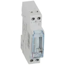 LEGRAND 412794 MicroRex QW11 heti programkapcsoló működési tartalékkal, függőleges előlappal villanyszerelés