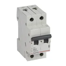 LEGRAND 419164 RX3 kismegszakító 2P B63 6000A BIC villanyszerelés