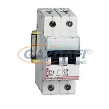 LEGRAND 419222 RX3 kismegszakító 2P C10 6000A BIC villanyszerelés