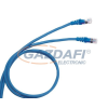 LEGRAND 632763 Linkeo patch kábel, RJ45-RJ45, Cat6, árnyékolt (F/UTP), AWG26, PVC, világos kék, d: 6mm, 5 méter, Linkeo