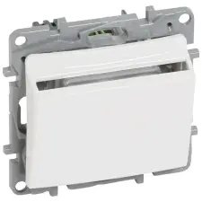 LEGRAND 664793 Niloé hotelkártya-kapcsoló, köröm nélkül, fehér villanyszerelés