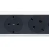 LEGRAND 694539 6x2P+F elosztósor CON, 3m vezetékkel, fehér-szürke
