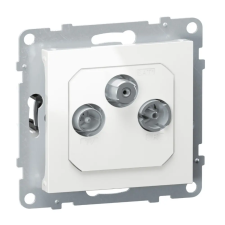 LEGRAND 721167 Suno TV-R-SAT aljzat csillagpontos, fehér villanyszerelés