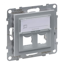 LEGRAND 721346 Suno kettős Systimax aljzat, alumínium villanyszerelés