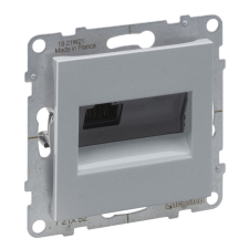 LEGRAND 721352 Suno RJ45 Cat.6 UTP aljzat, alumínium villanyszerelés
