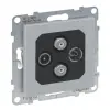 LEGRAND 721370 Suno TV-R-SAT-SAT aljzat csillagpontos, alumínium
