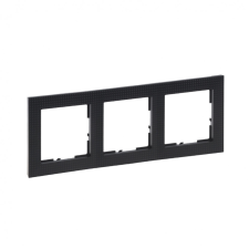 LEGRAND 721573 Suno 3-as keret, fekete mintás villanyszerelés