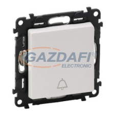 LEGRAND 752115 Valena Life váltóérintkezős nyomó csengőjellel,230V,fehér villanyszerelés