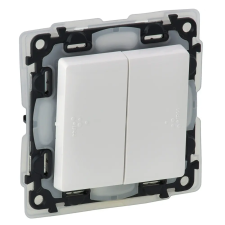 LEGRAND 752158 Valena Life kettős váltókapcsoló,230V,fehér villanyszerelés