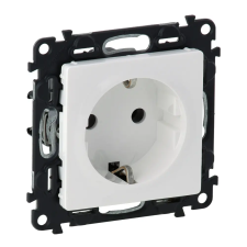 LEGRAND 753125 Valena Life 2P+F csatlakozóaljzat gyermekvédelem nélkül, csavaros vezetékbekötéssel,230V,fehér villanyszerelés