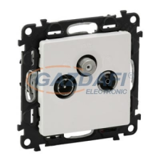 LEGRAND 753164 Valena Life TV-Rádió-SAT aljzat, végzáró, 10 dB fehér villanyszerelés