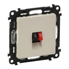 LEGRAND 753272 Valena Life hangszóró-csatlakozóaljzat (2 kivezetéssel) elefántcsont villanyszerelés