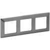 LEGRAND 754153 Valena Life hármas keret Inox dekor