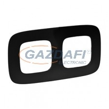 LEGRAND 754402 Valena Allure Kettes keret, Matt fekete villanyszerelés