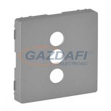 LEGRAND 754722 Valena Life RCA (audió / videó) csatlakozóaljzat burkolat, alumínium villanyszerelés