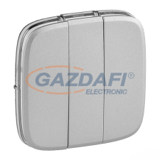 LEGRAND 755037 Valena Allure burkolat multifunkciós vezérlőhöz, Alumínium villanyszerelés