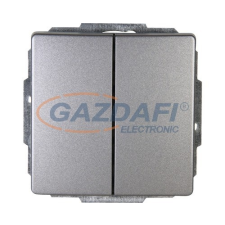 LEGRAND 755222 Valena Life kettős fényjelzős billentyű alumínium villanyszerelés