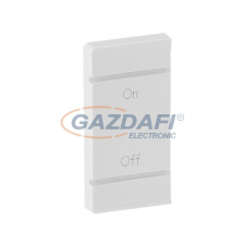 LEGRAND 755585 MyHome (Valena Life) BE/KI jelölés bal oldali burkolat, fehér villanyszerelés