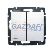LEGRAND 770098 Valena IP44 kettős váltókapcsoló,230V,fehér villanyszerelés