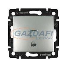 LEGRAND 770115 Valena egypólusú nyomó csengőjellel jelzőfénnyel alumínium villanyszerelés