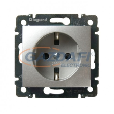 LEGRAND 770123 Valena 2P+F csatlakozóaljzat monoblokk alumínium villanyszerelés