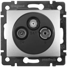 LEGRAND 770135 Valena TV-RD-SAT aljzat végz 1,5dB alumínium villanyszerelés