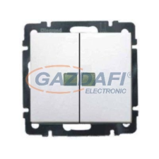 LEGRAND 770213 Valena csillárkapcsoló két ellenőrzőfénnyel,230V,alumínium villanyszerelés