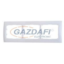 LEGRAND 771015 Galea Life hármas keret vízszintes, címketartóval, fehér villanyszerelés