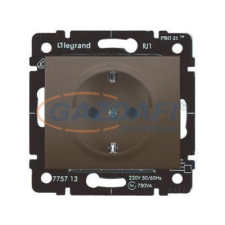 LEGRAND 771262 Galea Life 2P+F aljzat, rugós, mélybronz villanyszerelés