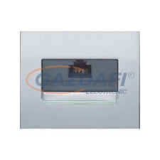 LEGRAND 771395 Galea Life 1xRJ11/45 burkolat,230V,alumínium villanyszerelés