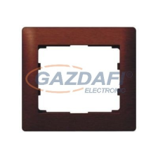 LEGRAND 771982 Galea Life kettes keret vízszintes, mahagóni villanyszerelés