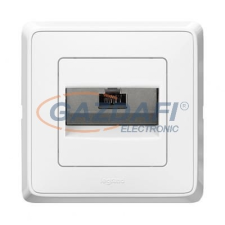 LEGRAND 773838 Cariva 1xRJ11 telefon-csatlakozóaljzat kerettel, fehér villanyszerelés