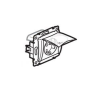 LEGRAND 774120 Valena 2P+F csatlakozóaljzat csapófedéllel, elefántcsont
