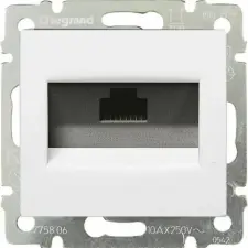 LEGRAND 774244 Valena 1xRJ45 LCS2 Cat6 STP aljzat, fehér villanyszerelés