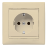 LEGRAND 774322 Valena 2P+F csatlakozóaljzat csapófedéllel, elefántcsont 230V