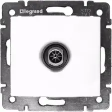 LEGRAND 774429 VALENA TV ANTENNA-CSATLAKOZÓALJZAT VÉGZÁRÓ, 1,5DB FEHÉR villanyszerelés
