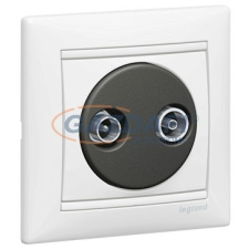LEGRAND 774433 Valena TV-RD Antenna-csatlakozóaljzat Végzáró, 10dB Fehér villanyszerelés