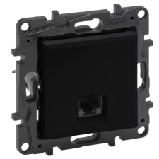 LEGRAND 863559 Niloé Step RJ45 Cat.5E UTP aljzat, fekete villanyszerelés