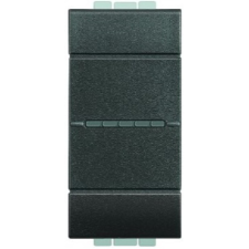 LEGRAND Axolute egypólusú nyomó 1 mod, LL antracit L4055A villanyszerelés