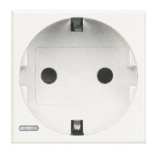 LEGRAND BTICINO Axolute 2P+F dugalj 2 modulos 16A, fehér HD4141W villanyszerelés