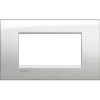 LEGRAND BTICINO Livinglight keret 4M szögletes GL ezüst holdfény LNA4804GL