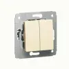 LEGRAND Cariva 106+6-os kapcsoló keret nélkül Bézs 773708