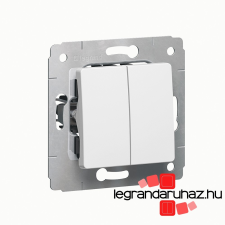 LEGRAND Cariva kettős váltókapcsoló keret nélkül fehér 773608 villanyszerelés