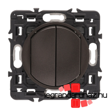 LEGRAND Céliane csillárkapcsoló 10 AX, grafit CG2X067002-K világítási kellék