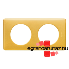 LEGRAND Céliane kettes keret sárgaréz 068792 villanyszerelés