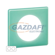 LEGRAND Céliane kettes keret, türkiz villanyszerelés